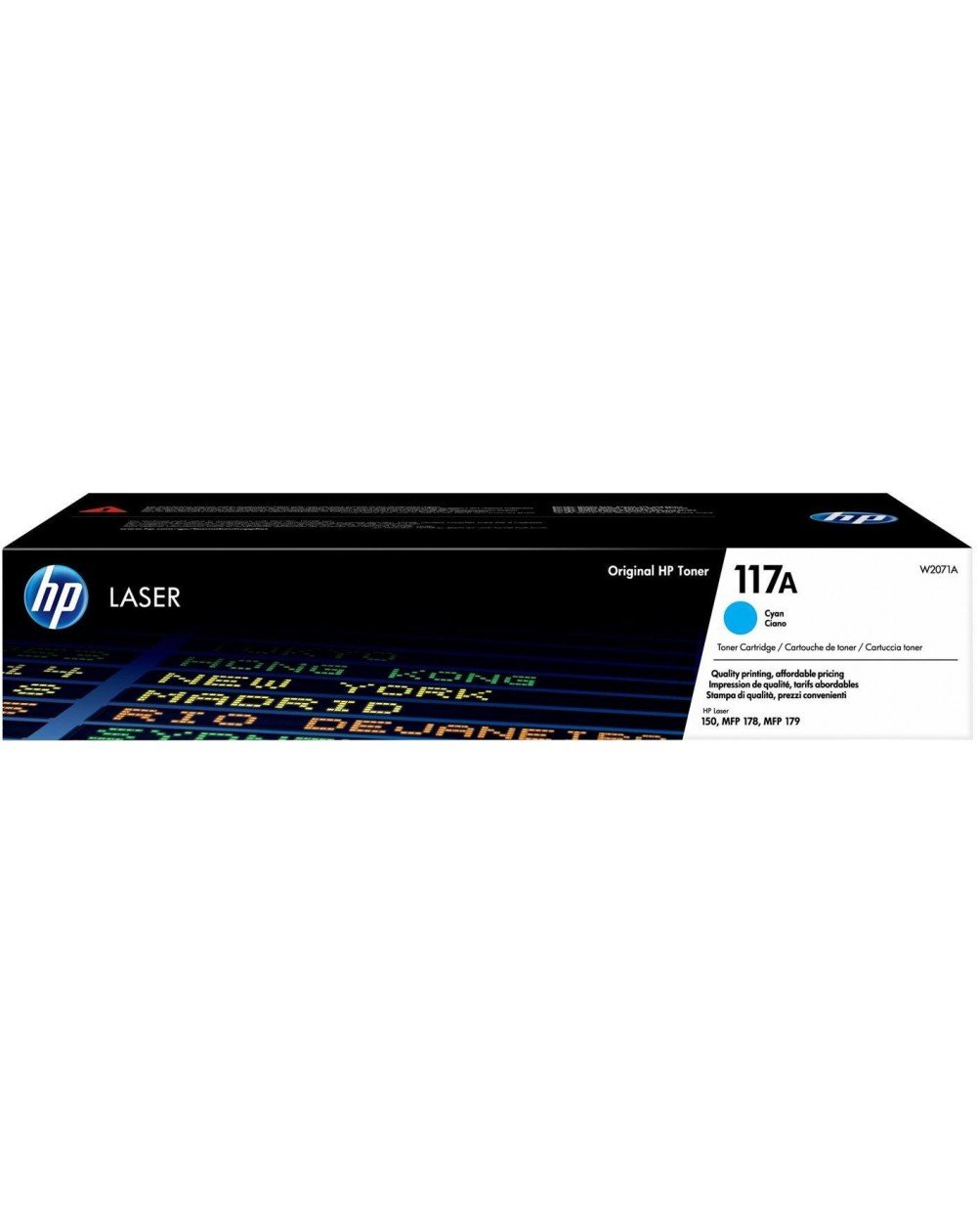Cartouche de toner laser authentique HP 117A, CYAN 2 cartouche de toner laser authentique hp 117a cyan