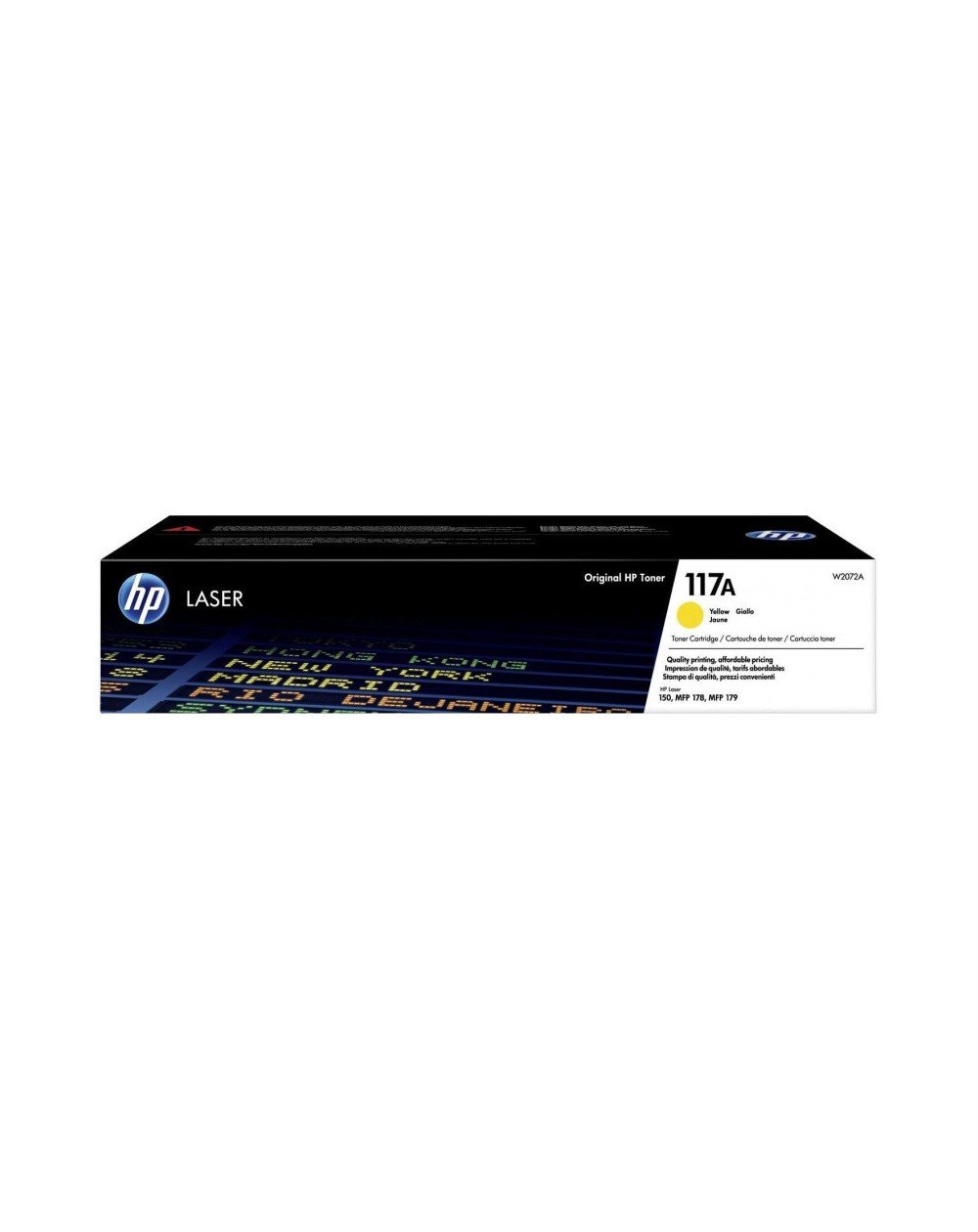 Cartouche de toner laser authentique HP 117A, JAUNE 3 Cartouche de toner laser authentique HP 117A, JAUNE