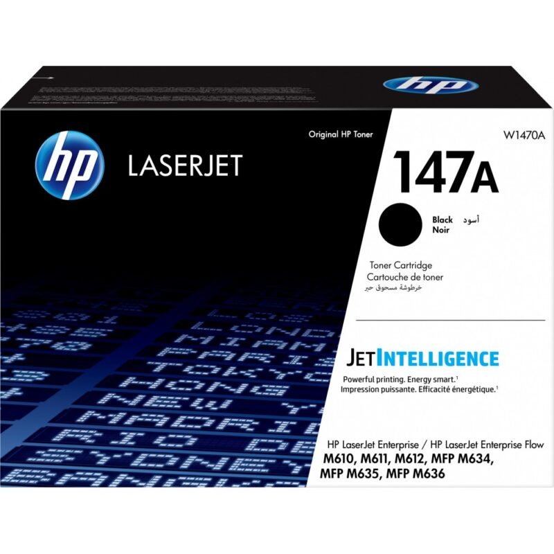 Cartouche de toner noir originale HP 147A LaserJet