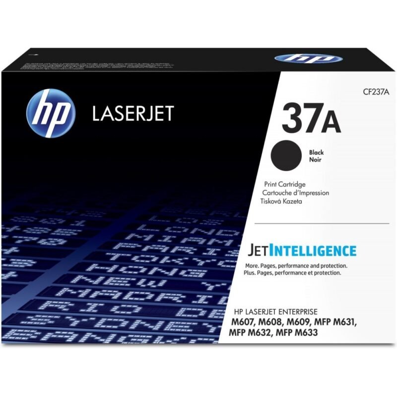 Cartouche de toner noir originale HP 37A LaserJet
