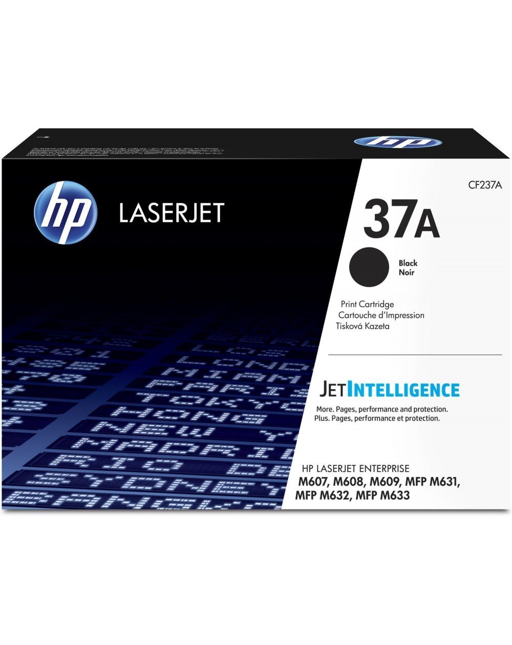 Cartouche de toner noir originale HP 37A LaserJet 1 cartouche de toner noir originale hp 37a laserjet