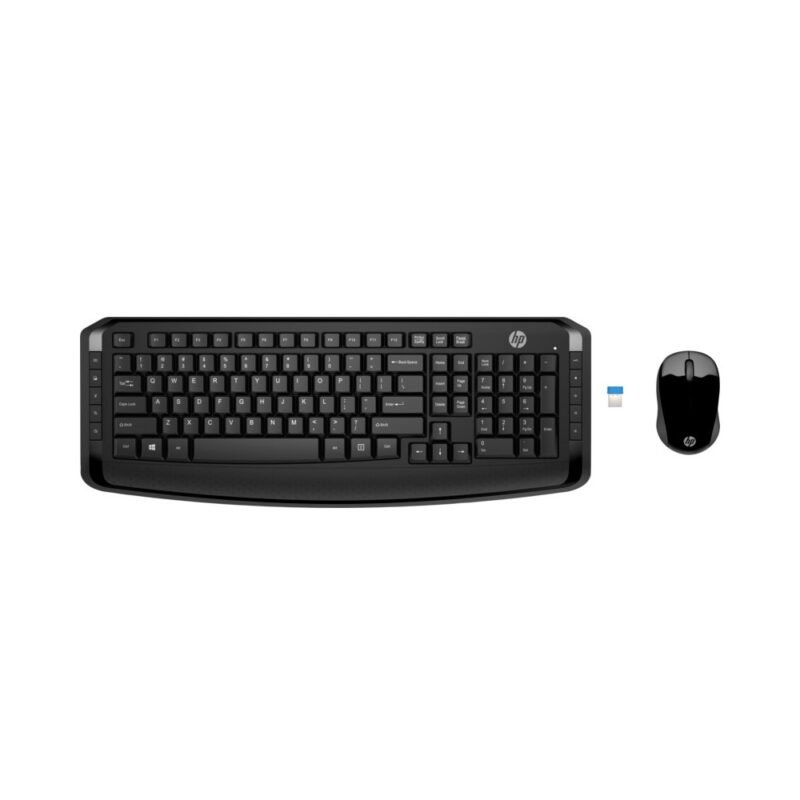 SOURIS ET CLAVIER SANS FIL HP 300 (3ML04AA)