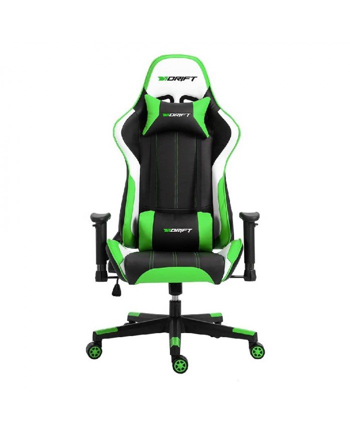 Chaise Gaming Drift DR175 Vert vue de face