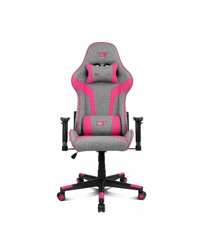 Chaise Gaming Drift DR90 PRO Gris / Rose
