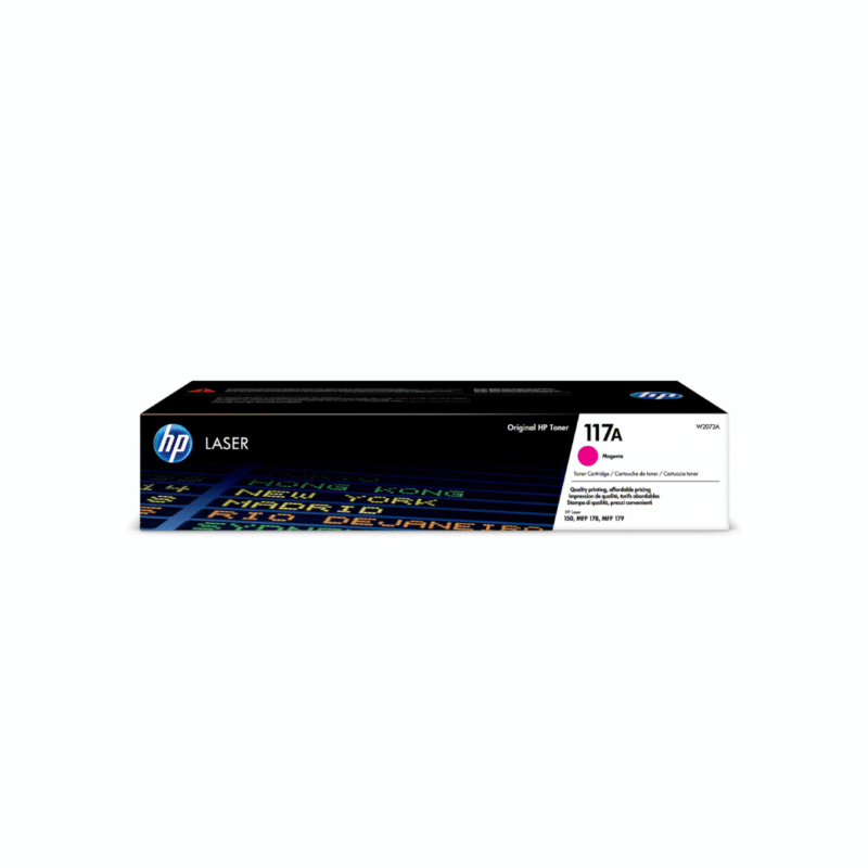 Cartouche de toner laser authentique HP 117A, MAGENTA